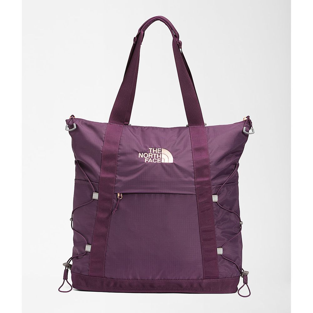 The North Face Tote Bag Womens Australia - The North Face Borealis Burgundy / Black / Rose Gold (EMU